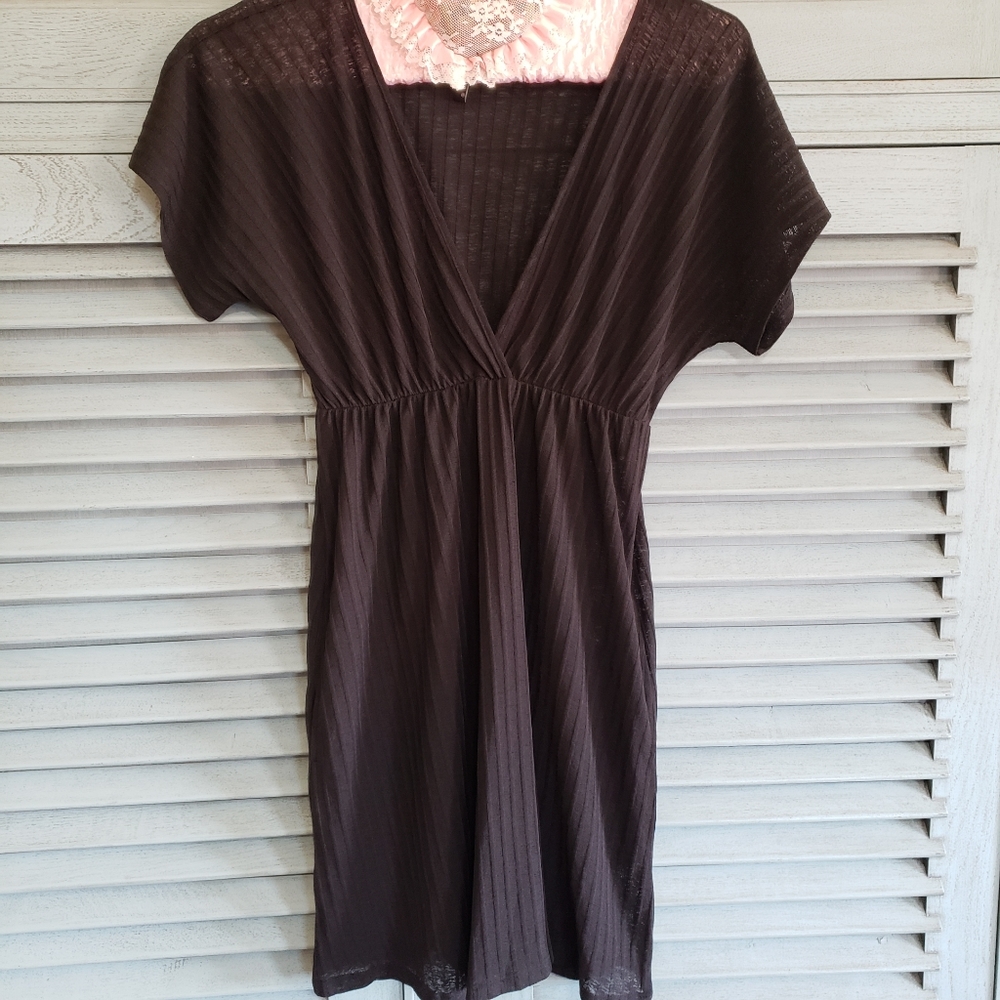 🖤Portocruz swimsuit cover-up, size S, black sheer, gently worn🖤
